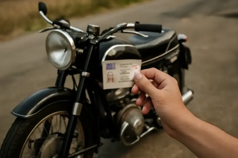 Moto d’epoca e patente di guida: regolamento attuale per circolare senza sanzioni nascoste